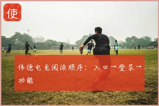 伟德电竞阅读顺序:入口→登录→功能